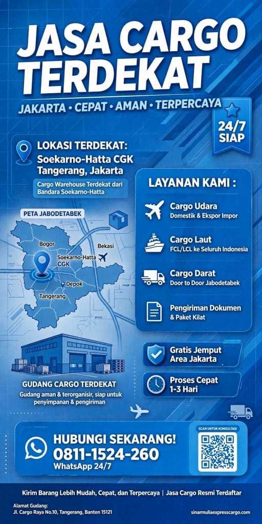 jasa cargo terdekat